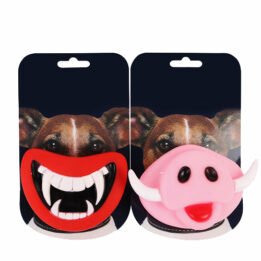 Squeak Chewing Funny Teeth Pig Nose Joke Prank Custom Vinyl Toy Pet Teething Toys For Halloween Toy www.gmtshop.com