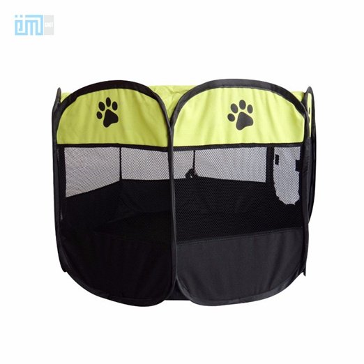 Foldable Portable Soft Sided 600D Oxford Cloth Indoor and Outdoor Dog Cat Playpen Pet Playpen with 8 Panels 06-0237 www.gmtshop.com