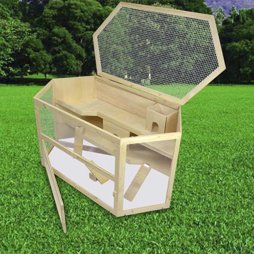 Hot Sale Wooden Hamster Cage Large Chinchilla Pet House www.gmtshop.com
