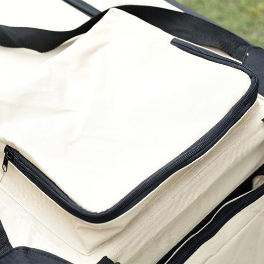 Beige Outdoor Pet Travel Bag Foldable Dog Carrier Bag XL 81cm www.gmtshop.com