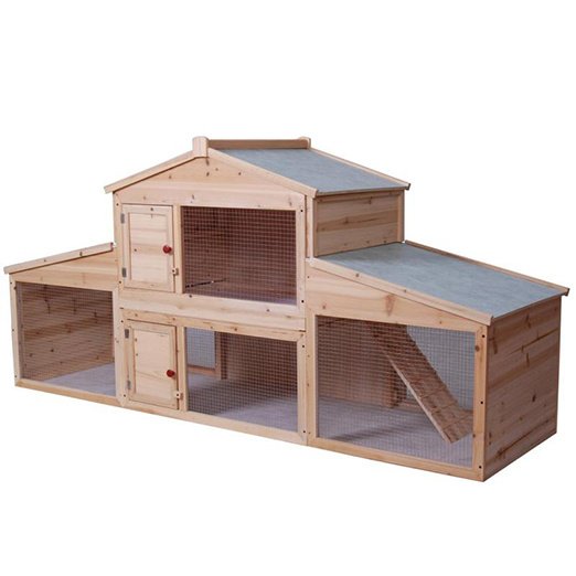 Large Wood Rabbit Cage Fir Wood Pet Hen House Chicken Cages & Hen House hen cage
