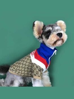 Pet Clothing Dog Clothes XXL Autumn Splicing Sweater Coat 06-1325
