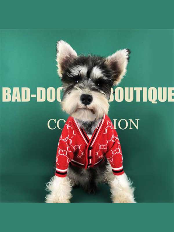 Wholesale Dog Sweater - Winter Clothes Cardigan Sweater For Pet