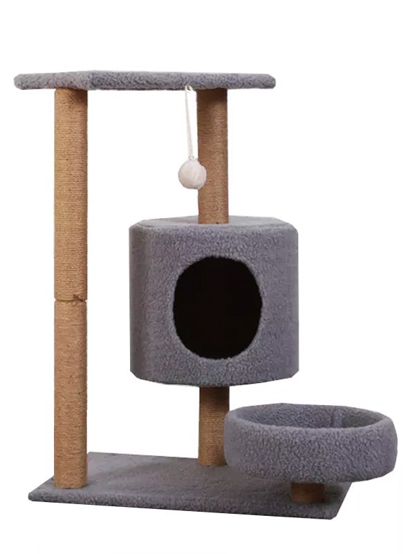 GMTPET Pet Furniture Factory best cat climbers post climbing scratching With Sleep Spoon cat tree manufacturers cat tree houses 06-1174 www.gmtshop.com