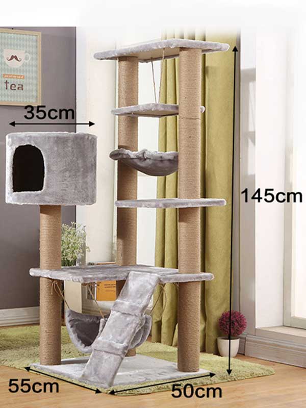 Multi-layer-flannel-cat-tree-cat-climbing-frame-has-big-cat-room-06-1172