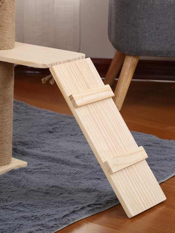 Wooden-House-Furniture-Cat-Tree-Wood-Climbing-Board-Cat-Scratch