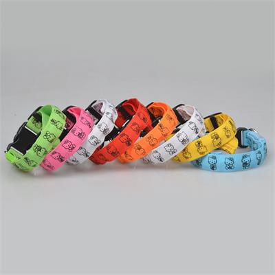 Pet Dog Collar: Reflective Flashing Dog LED Collars Led 06-1197 Pet collars leashes bandana: pet supplies oem custom collar bling dog collar