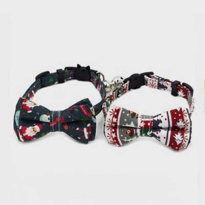 Dog Bow Tie Christmas: New Christmas Pet Collar 06-1301 Pet collars leashes bandana: pet supplies oem custom collar bling dog collar