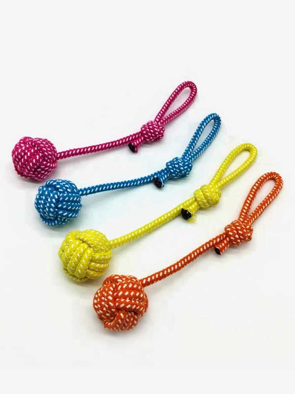 Factory Wholesale Pet Molar Toy Portable Cotton Rope Ball 06-0646 Pet Toys: Pet Toys Products, Dog Goods 000 Pet products