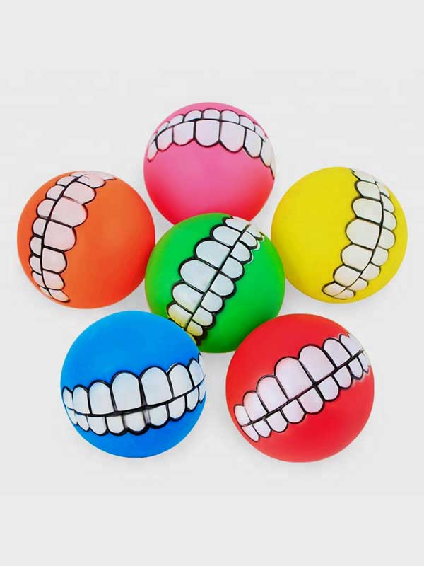 Wholesale Dog Vocal Chew Toy Small Dog Training Ball Dog Ball Toy