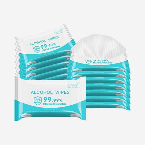 Disinfectant Wet Wipes Alcohol 75% Custom Alcohol Wipe Pad 06-1444-1 www.gmtshop.com