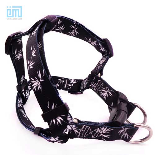 Wholesale cute military printing fabric tactical pet dog harness 06-1476-(F)