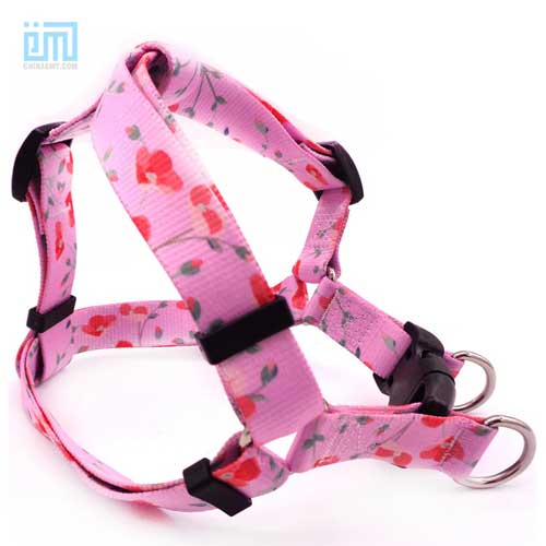 Wholesale cute military printing fabric tactical pet dog harness 06-1476-(I)