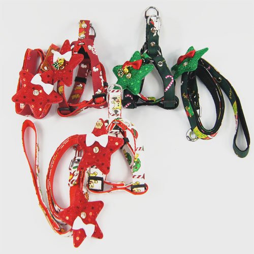 Manufacturers Wholesale Christmas New Products Dog Leashes Pet Triangle Straps Pet Supplies Pet Harness www.gmtshop.com
