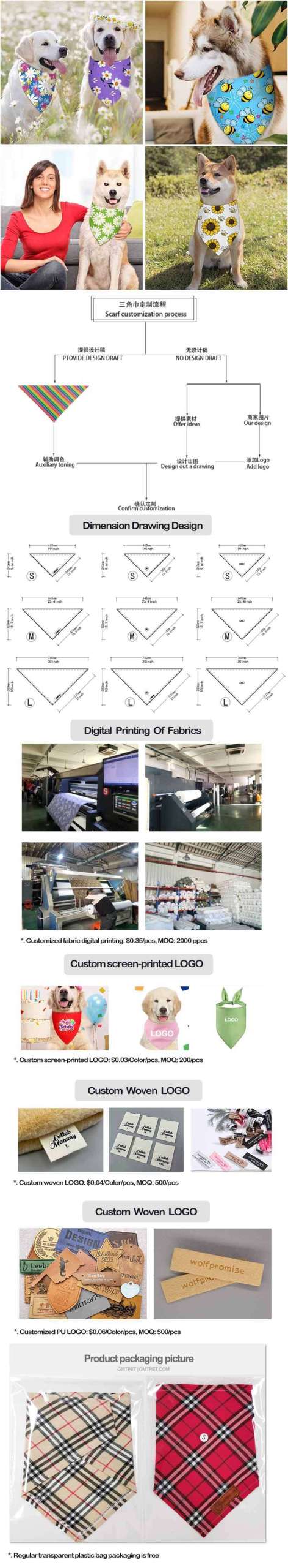 Brand promotion Pet-Bandanas-Customized