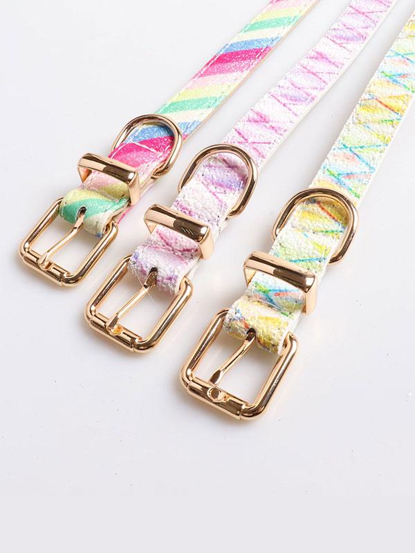 New Design Luxury Dog Collar Fashion Acrylic Dog Collar With Metal Buckle Dog Collar 06-0543 Pet products factory wholesaler, OEM Manufacturer & Supplier www.gmtshop.com