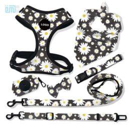 Pet harness factory new dog leash vest-style printed dog harness set small and medium-sized dog leash 109-0053 www.gmtshop.com