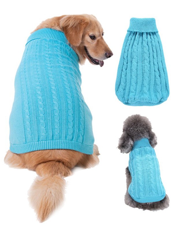 Wholesale Amazon Hot Pet Dog Sweater Big Dog Golden Retriever Dog Clothes 107-222048 www.gmtshop.com