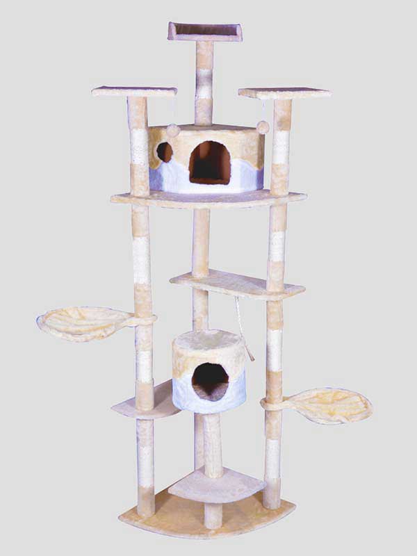 OEM Wholesale Luxury Cat Tower Cat Scratcher Tree Cat Tree 06-0002