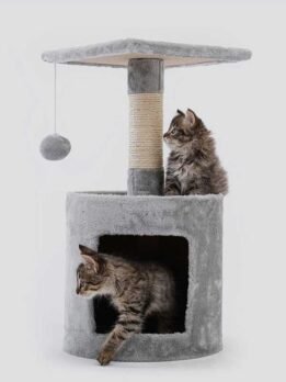 Factory OEM Wholesale Small Wooden Cat Nest Tree Climbing Frame