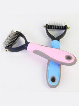 Wholesale OEM & ODM Pet Comb Stainless Steel Double-sided open knot dog comb 124-235001 www.gmtshop.com