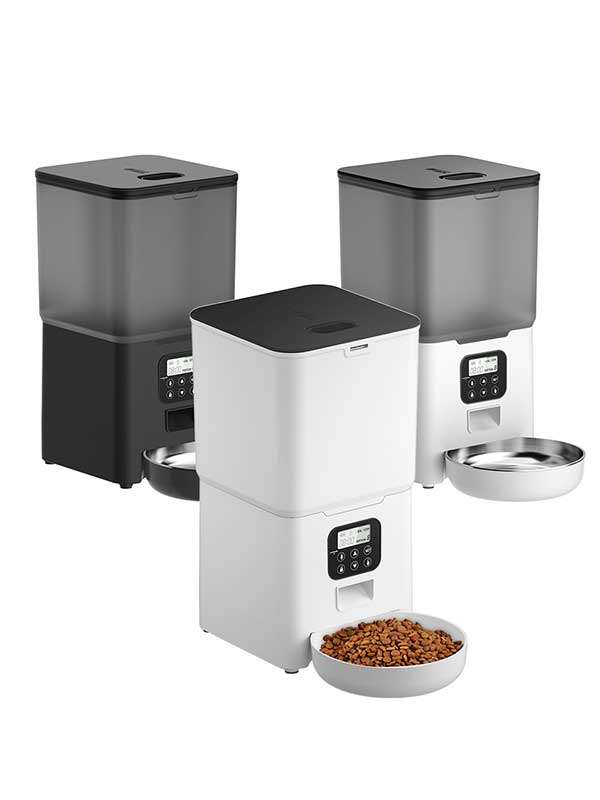 Wholeasle Amazon food feeder double meal feeder pet smart feeder Wholeasle Amazon food feeder double meal feeder pet smart feeder