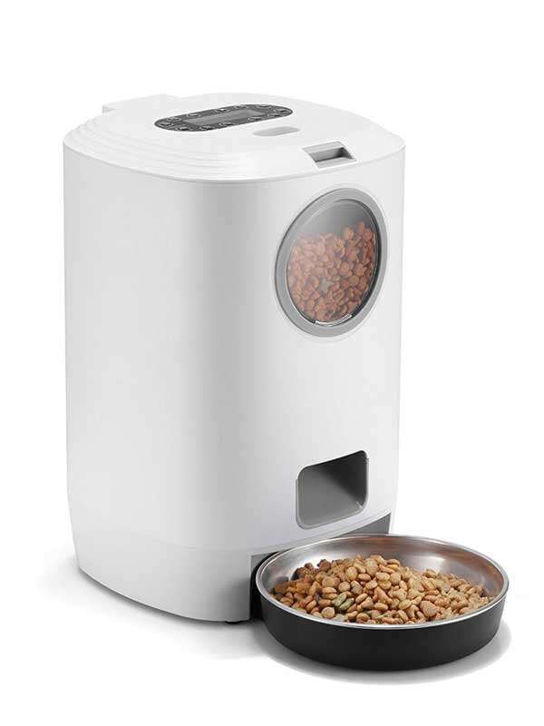 Wholesale Pet feeder Smart pet feeder Feeding device for cats & dogs timing quantitative intelligent feeder 131-23505 Pet Products Factory, OEM Manufacturer, Supplier, Agent www.gmtshop.com Wholeasle Amazon food feeder double meal feeder pet smart feeder