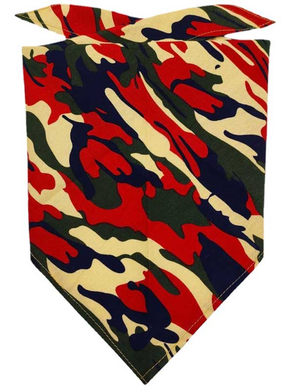 Wholesale Camo tie-dye print pet triangle scarf dog cat scarf neck