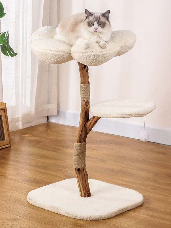 OEM natural trunk cat scratching post sisal wool cat tree 105-44018