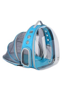 Cyan transparent pet bag space capsule pet backpack 103-45070 www.gmtshop.com