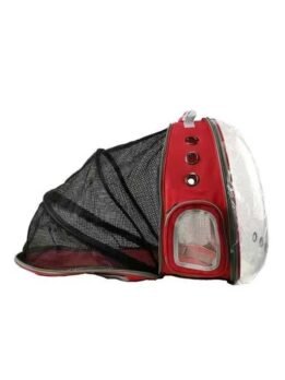 Red transparent pet bag space capsule pet backpack 103-45071 www.gmtshop.com