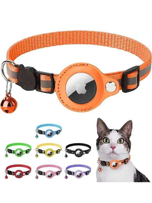 Wholease High Quality Adjustable Cat Collar Air Tag Outdoor Use Dog Collar With GPS Tracking Pet Collar Leash Dog 108-5101 Pet Products Factory, OEM Manufacturer, Supplier, Agent www.gmtshop.com Wholease Adjustable GPS Tracking Pet Cat Dog Collar