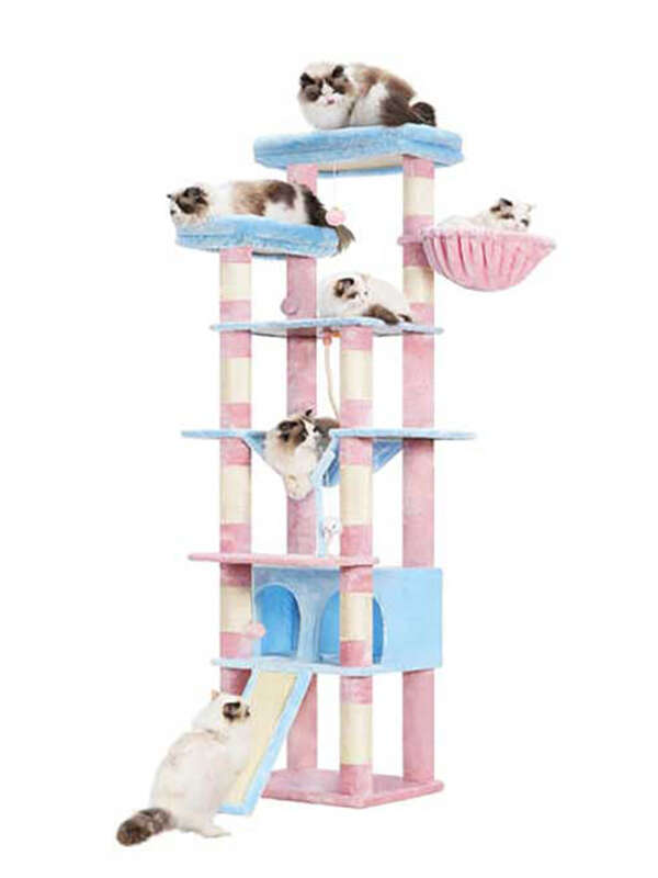 78-Inch Tall Luxury Cat Tree Multi-Level Wood Tower 2 Widened Plush Perches Blue Pink Cat Condo Scratching Board Indoor Cats 105-62083 Pet Products Factory, OEM Manufacturer, Supplier, Agent www.gmtshop.com cat trees scratcher, bog cat tree, cat tower tree dropshipping, mushroom cat tree, purple cat tree, cat trees and scratching post, cat tree house, cat climbing tree house tower, minimalistic cat tree, cheese cat trees, cat tree tower large, cat christmas tree, cat-tree-dropshipping, cat tree for indoor cats, cat tree custom, wall-mounted cat tree, cat tree real wood, tree for big cats, wholesale cat trees, cat tree dropshipping, high quality cat tree, plastic cat tree, tree for cats 140cm, cat tree forest, custom cat tree tall, rope for cat tree, fabric for cat tree, rattan cat tree, luxury cat tree massive, simple cat tree, cat tree modern, cat tree cute, mau cat tree, cat tree wall, cat tree castle, large cat tree tower, high cat tree, 54 cat tree, cherry blossoms cat tree, cat tree 1 pieces, magic forest cat tree, cat tree house free shipping, modern wooden luxury cat tower tree, wooden cat furniture tree cat, basket cat tree, indoor stimulation tree for cats, luxury pet wooden cat tree, cute cat tree, cat tree with leaves, bookcase cat tree, real wood cat tree, pink cat tree, cat wooden tree, small cat trees, palm cat tree, luxury cat tree house, large cat tree house, cactus cat tree, lidl cat trees, cat tree parts, cat tree xl, cat wood tree, tree cat scratcher, flower cat tree, cat tree,