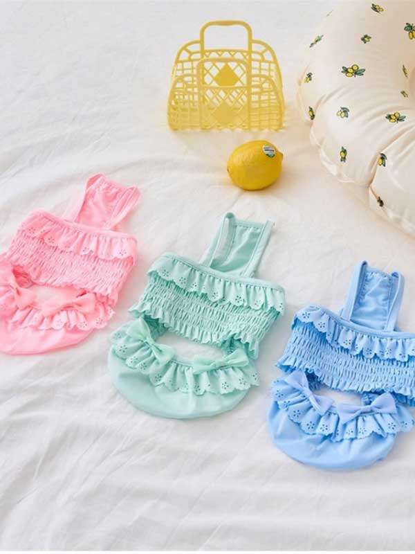 Pet Swimsuit Cat One-Piece Halter Bikini Dog Vest Swimsuit