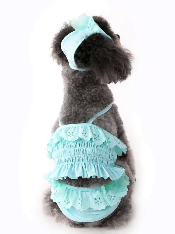 Pet Swimsuit Cat One-Piece Halter Bikini Dog Vest Swimsuit