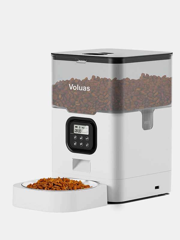 Wholeasle Amazon 4L 6L food feeder double meal feeder pet smart feeder pet automatic feeder 131-23501 Pet Products Factory, OEM Manufacturer, Supplier, Agent www.gmtshop.com Wholeasle Amazon food feeder double meal feeder pet smart feeder