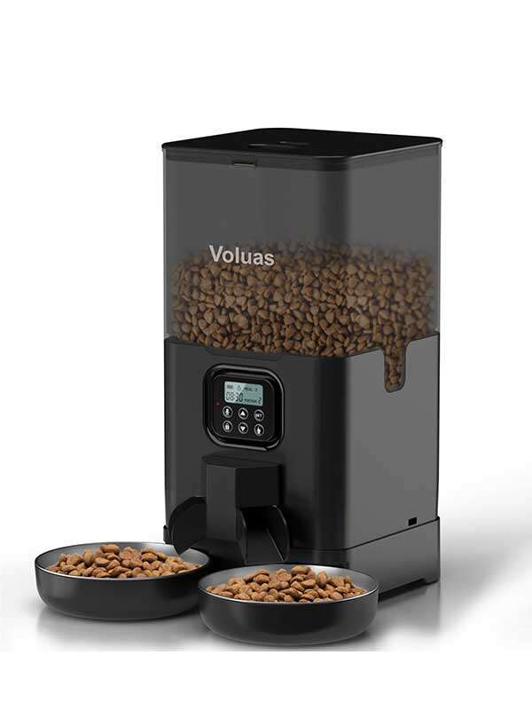 Wholeasle Amazon 4L 6L food feeder double meal feeder pet smart feeder pet automatic feeder 131-23501 Pet Products Factory, OEM Manufacturer, Supplier, Agent www.gmtshop.com Wholeasle Amazon food feeder double meal feeder pet smart feeder