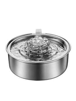 Wholesale OEM 2.6L UFO Stainless Steel Pet Water Dispenser Cat Water Feeder Dog Water Dispenser 120-3305 Pet Products Factory, OEM Manufacturer, Supplier, Agent www.gmtshop.com OEM ODM Wholesale stainless steel pet cat dog water dispenser Fountain