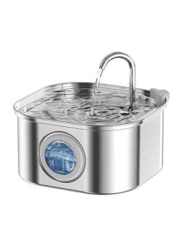 Wholesale 3.2L Stainless Steel Pet Water Dispenser Cat Water Feeder Dog Water Dispenser 120-3322 Pet Products Factory, OEM Manufacturer, Supplier, Agent www.gmtshop.com OEM ODM Wholesale stainless steel pet cat dog water dispenser Fountain
