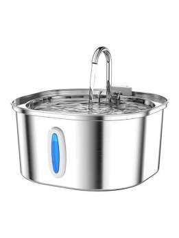 Wholesale OEM 3.2L Stainless Steel Pet Water Dispenser Cat Water Feeder Dog Water Dispenser 120-3324 Pet Products Factory, OEM Manufacturer, Supplier, Agent www.gmtshop.com OEM ODM Wholesale stainless steel pet cat dog water dispenser Fountain