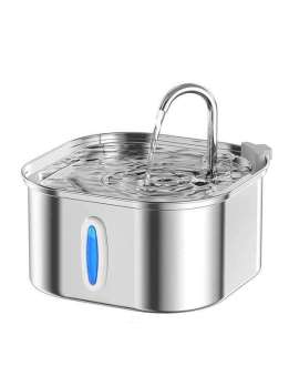 Wholesale 3.2L Stainless Steel Pet Water Dispenser Cat Water Feeder Dog Water Dispenser 120-3325 Pet Products Factory, OEM Manufacturer, Supplier, Agent www.gmtshop.com OEM ODM Wholesale stainless steel pet cat dog water dispenser Fountain