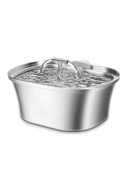 Wholesale OEM 3.2L Stainless Steel Pet Water Dispenser Cat Water Feeder Dog Water Dispenser 120-3327 Pet Products Factory, OEM Manufacturer, Supplier, Agent www.gmtshop.com OEM ODM Wholesale stainless steel pet cat dog water dispenser Fountain