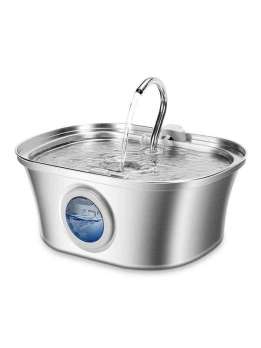 Wholesale OEM 3.2L Stainless Steel Pet Water Dispenser Cat Water Feeder Dog Water Dispenser 120-3331 Pet Products Factory, OEM Manufacturer, Supplier, Agent www.gmtshop.com OEM ODM Wholesale stainless steel pet cat dog water dispenser Fountain