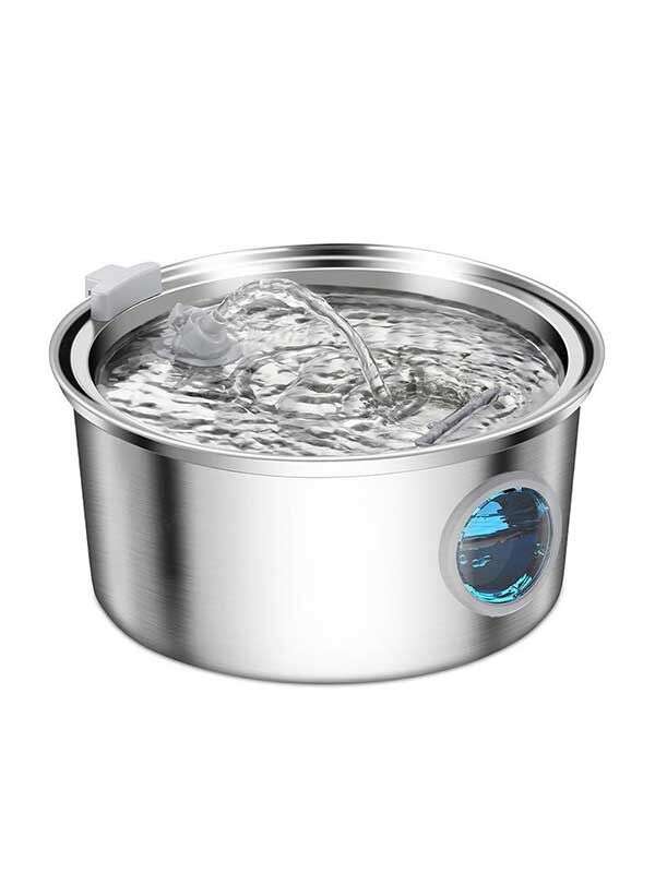 Wholesale 3.2L Stainless Steel Pet Water Dispenser Cat Water Feeder Dog Water Dispenser 120-3356 Pet Products Factory, OEM Manufacturer, Supplier, Agent www.gmtshop.com OEM ODM Wholesale stainless steel pet cat dog water dispenser Fountain