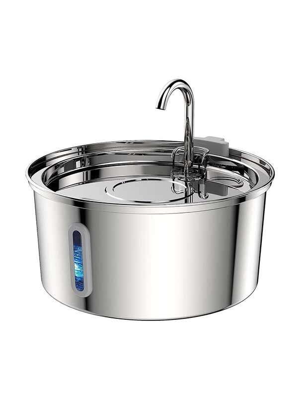 Wholesale 3.2L Stainless Steel Pet Water Dispenser Cat Water Feeder Dog Water Dispenser 120-3369 Pet Products Factory, OEM Manufacturer, Supplier, Agent www.gmtshop.com OEM ODM Wholesale stainless steel pet cat dog water dispenser Fountain